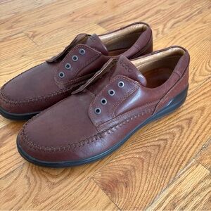 ECCO Men's Dark Brown Leather Loafers